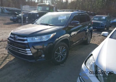 2018 Toyota Highlander Xle from USA, damaged, VIN 5TDJZRFH1JS554996